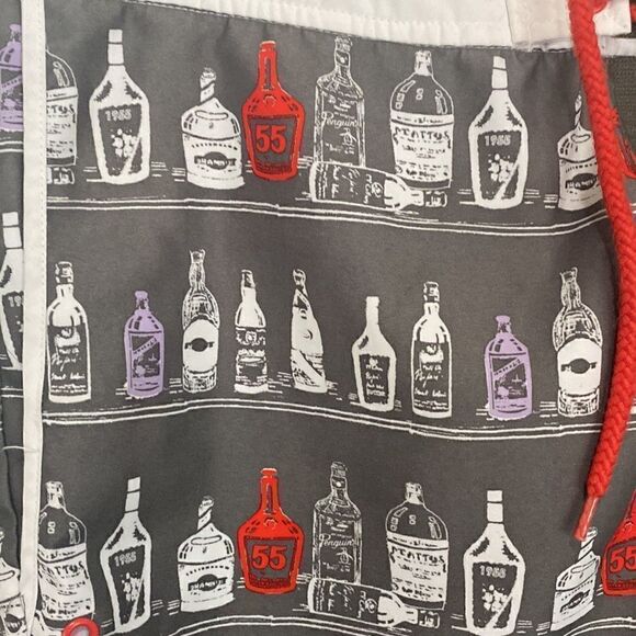 Penguin Munsingwear Mens 30 10" Swim Trunks Board Shorts Pattern Print Colorful - Picture 4 of 6